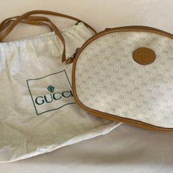 Gucci Crossbody Leather Oval Bag