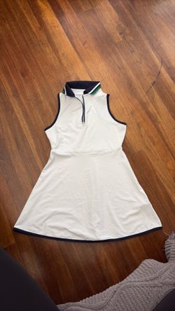 Sleeveless Tennis dress Golf casual  zip dress