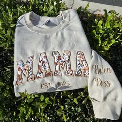 Mama Applique Sweatshirt