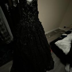 Black Quinceanera Dress 