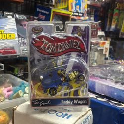 Tom Daniel’s Blue Paddy Wagon; Factory Sealed, Toy Zone, Hot Wheels in 1/43!