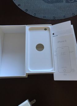 iPhone 6 box and Manuel only