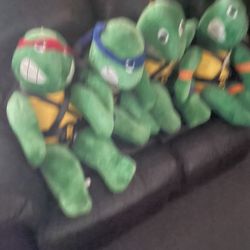 Giant Teenage Mutant Ninja Turtles stuffed animals
