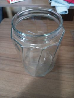 Tall glass container( no lid)