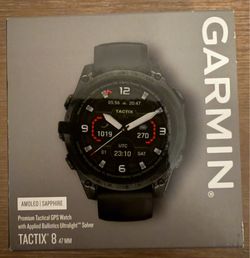 Garmin Tactix 8 47 MM AMOLED Sapphire with Applied Ballistics