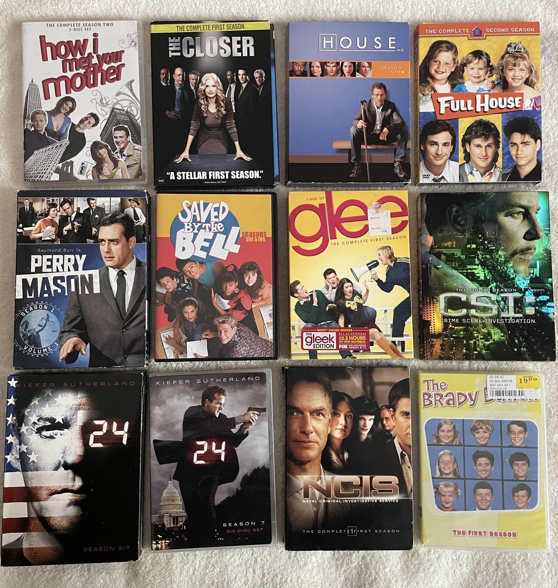 TV Series and there respected Seasons. See Listing/photos. $2 each!