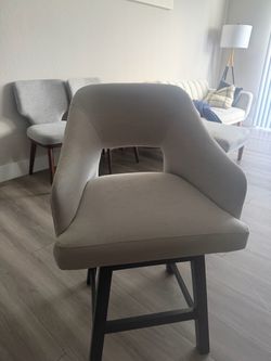 Modern Upholstered Counter Stool