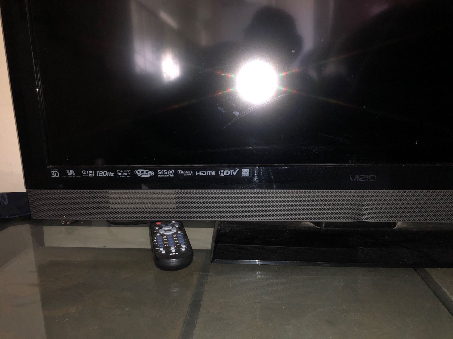 Vizio flat screen tv 40”