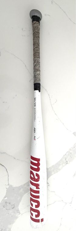 Used Marucci Cat 7 High School -3 Baseball Bat 32" White/red/gray