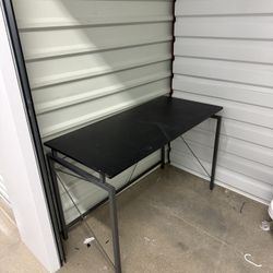 Black and Silver Desk