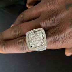 Men Natural Diamond Ring 