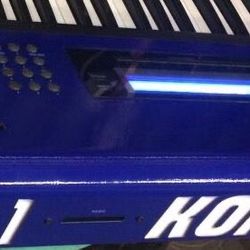 Korg M1 Blue/White Blue screen and Blue lights