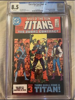 Tales of Teen Titans #44 CGC 8.5: Grayson becomes Nightwing/1st App of Jericho🔑