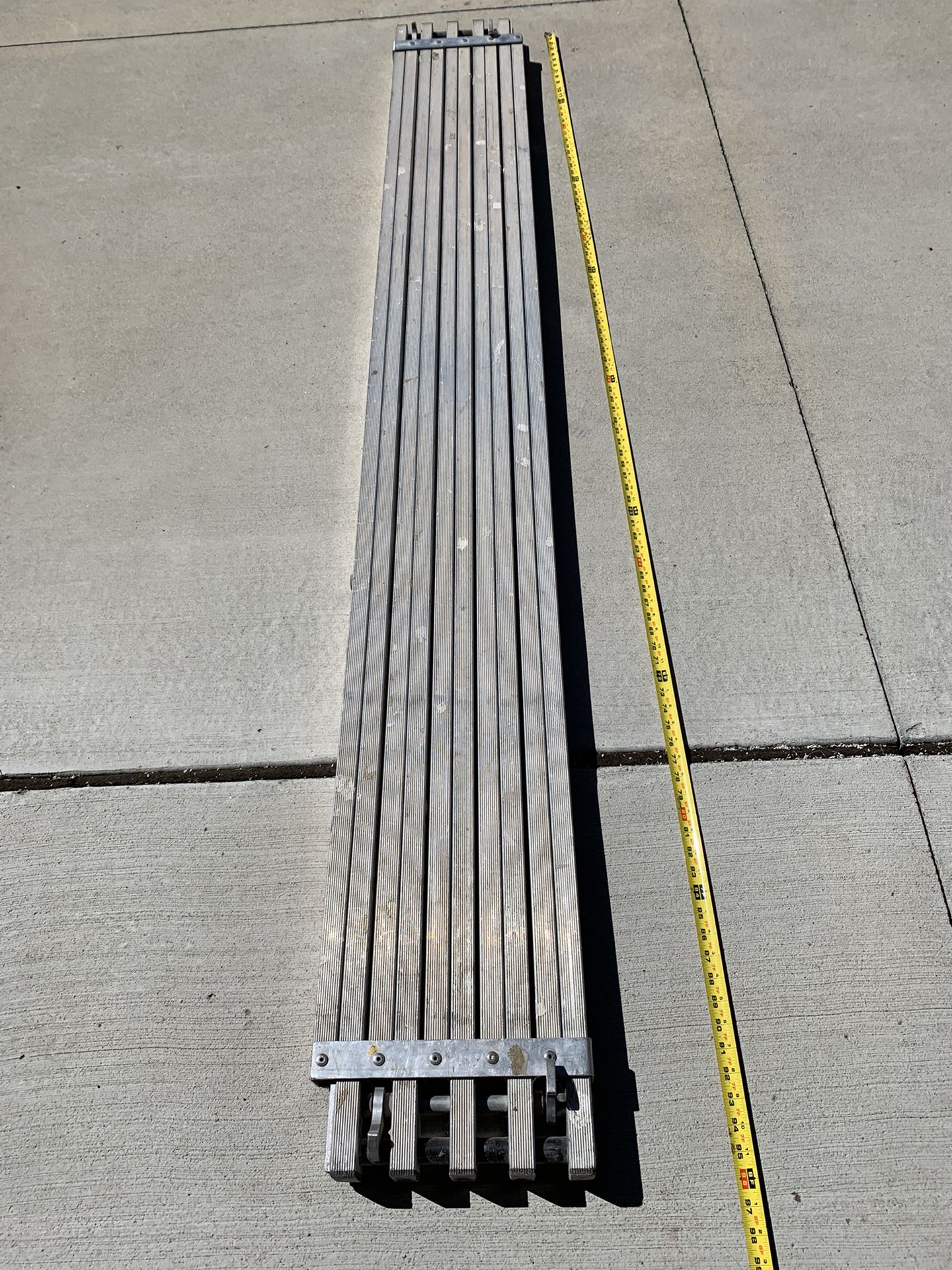 Plank aluminum Expandable from 8 ft -13 ft