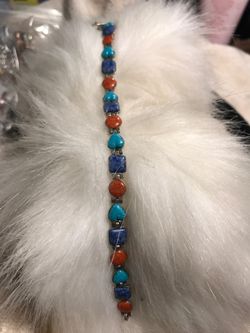 925 silver turquoise bracelet