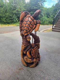 Wooden craving