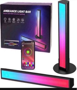 Smart LED Light Bars, RGB Light Bar, Gaming Light Bar, Smart Light Bars with Multiple Scene Modes & Music Modes, Bluetooth Color Light Bar for Enterta