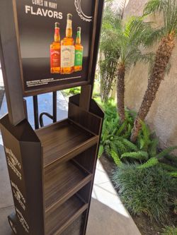 Jack Daniel's shelves stand