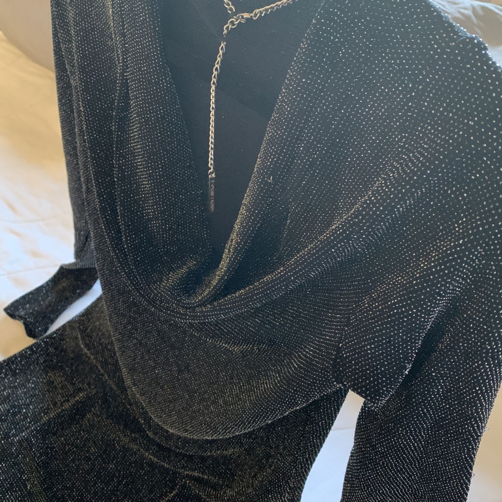 Michael Kors XS Black Shimmer Cocktail Dress