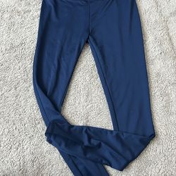 blue workout leggings