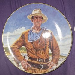 John Wayne "The Duke" Franklin Mint Limited Edition Collector Plate 

