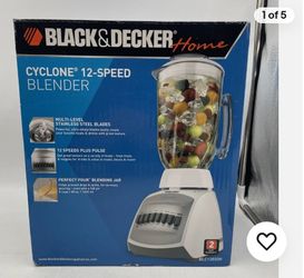 BLACK+DECKER 48-oz 650-Watt 12-Speed Countertop Blender (White)