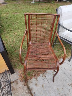 Metal Bamboo Chair
