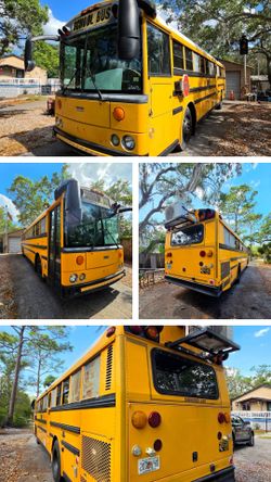 75% Completed Skoolie - 2005 Thomas Saf-T-Liner w/ Cat C7 - 67,000mi