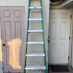 8’ fiberglass ladder