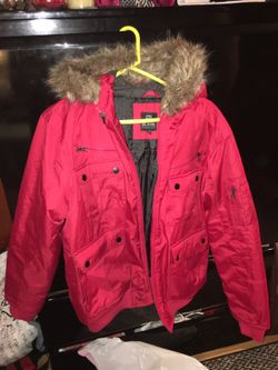 🔴Men's Red Fur Hooded Jacket🔴