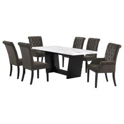 New Dinning Set With Table And 6 Chairs
