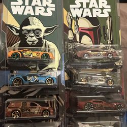 Hot Wheels Star Wars Complete Set Of 8
