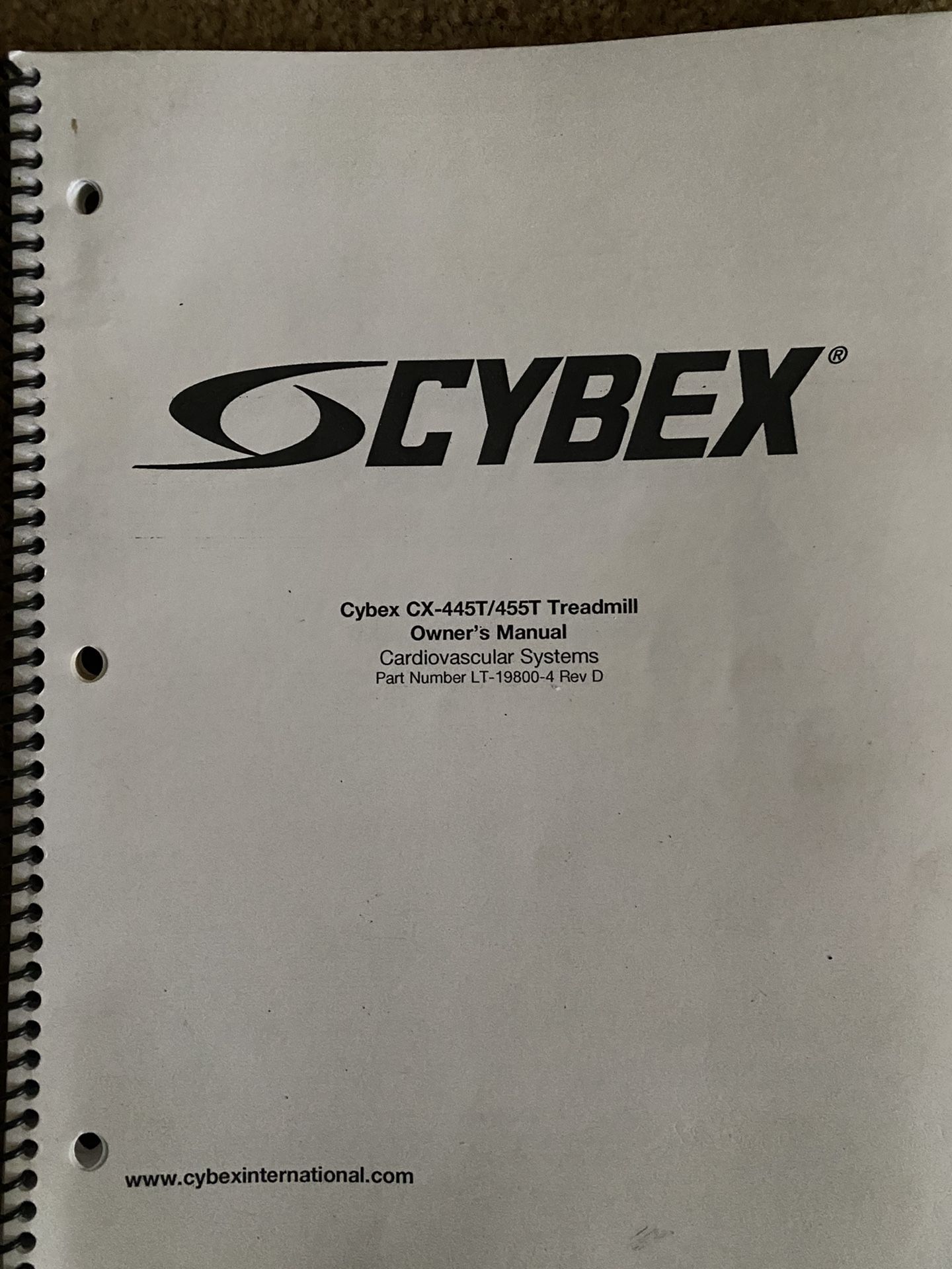 Cybex Fitness Equipment Manual