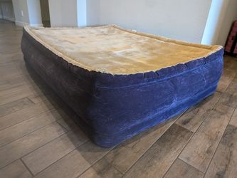 Double High Queen Inflatable Air Mattress And Pump
