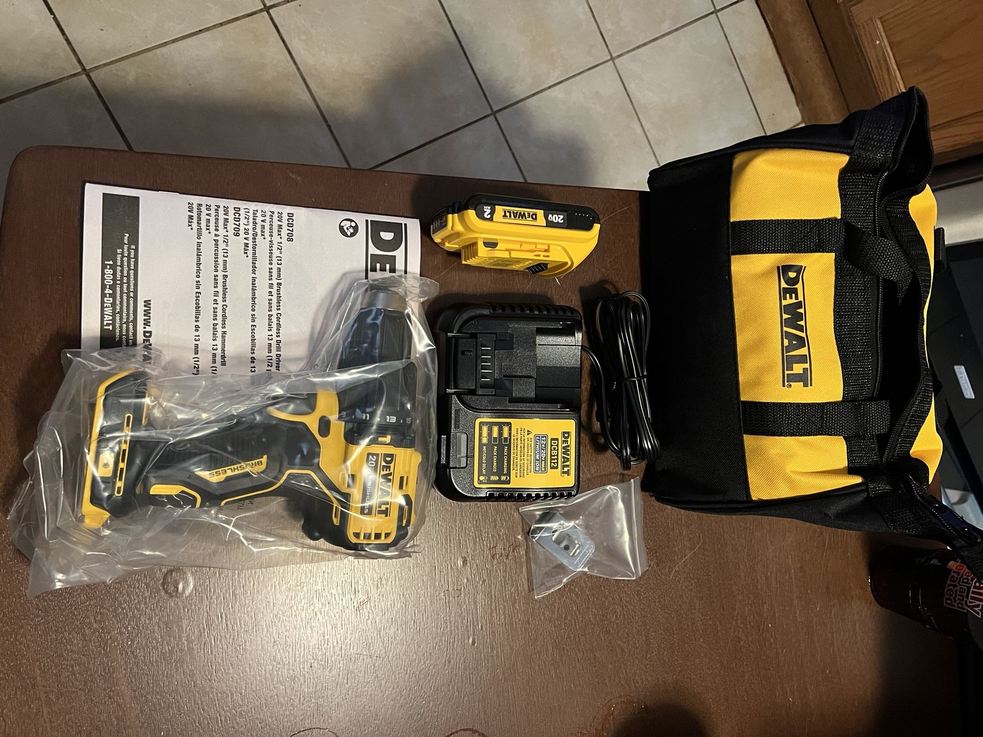 Dewalt Hammer Drill Kit 