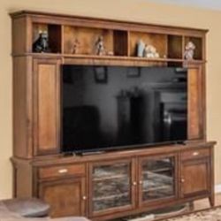 TV Console with Hutch