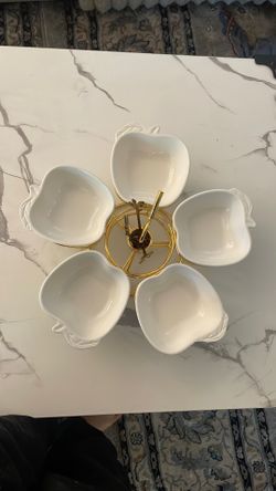 Luxury flower dry fruit bowl