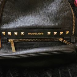 MICHAEL KORS Kenly Medium Studded Pebbled Leather Backpack