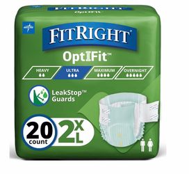 Adult Diapers, Disposable Incontinence Briefs