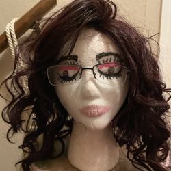 Burgundy Bob Boss Wig Synthetic