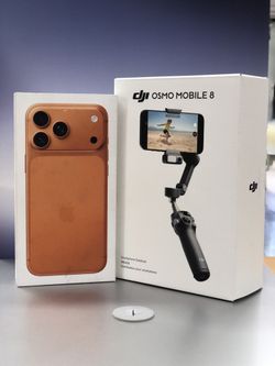 iPhone 17 Pro Max 256GB with DJI Osmo Mobile 8 Smartphone Gimbal