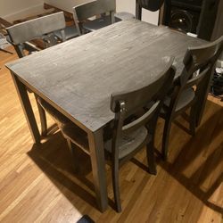 Table and Chairs Set 5 Piece