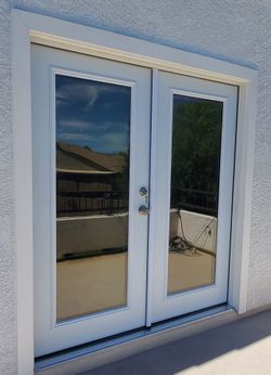PUERTAS ESTILO FRANCÉS DE PATIO