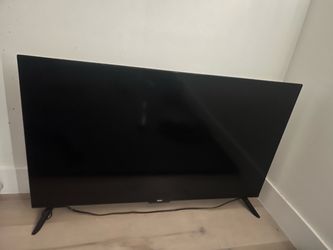 Large Flat Screen TV with Stand