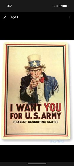 New - I Want You For The U.S. Army Poster