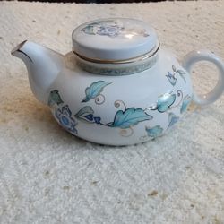 Nantucket Aqua Blue Tea Pot 