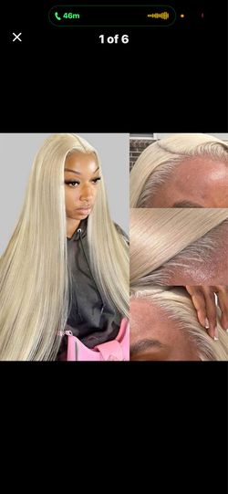 26 inches blond wig