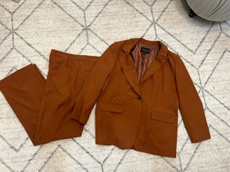 Size 18 Women’s Banana Republic sculpted suit True Tulum brown