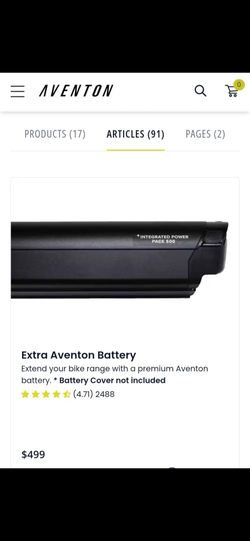 Aventon Pace 500 Battery