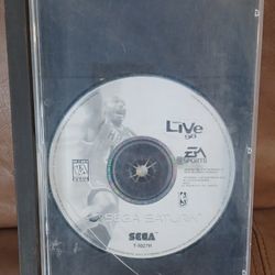 NBA Live '98 for Sega Saturn in original box [missing manual] genesis segacd cd sony ps1 ps2 ps3 playstation nintendo gameboy 